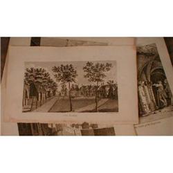 CANTERBURY Prints GODFREY 4 Engraved VIEWS 1777 #990700
