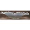 Image 1 : OPALESCENT Ribbed SPIRAL Crimped Bowl ANTIQUE #990728