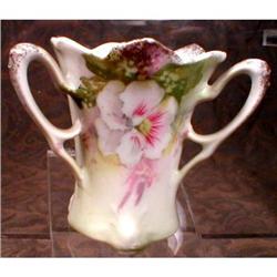 RS PRUSSIA Toothpick Holder 3-Handles ANTIQUE #990742