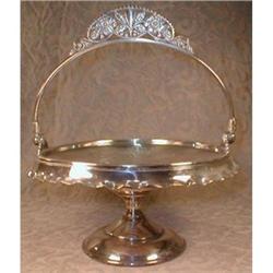 PAIRPOINT Basket SILVERplate Footed ANTIQUE #990754