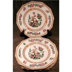 MYOTT India Tree 6 Plates & 2 Platters ANTIQUE #990759