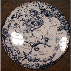 MOON Map Plaque UNIQUE Germany #990779