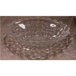 Fostoria AMERICAN Bowl & Under Plate LARGE #990784