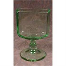 GREEN Depression CARD Holder VINTAGE #990788