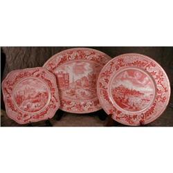 HISTORIC America Platter SQUARE Plates 13 pcs #990795