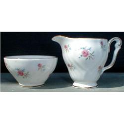 SHELLEY style Creamer Sugar MINI Vintage SET #990829