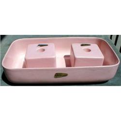 Royal HAEGER Bowl & Candle Holders 1950s #990832