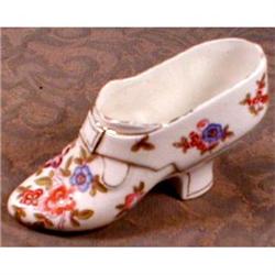 DRESDEN Shoe HP Hand Painted ANTIQUE #990834