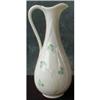 Image 1 : BELLEEK Pitcher Vase with SHAMROCKS 7 inch #990845