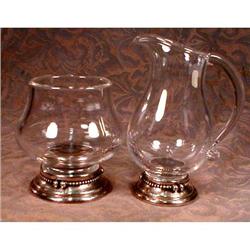 HIRSCH Sterling and Crystal Sugar Creamer #990881