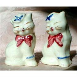 SHAWNEE Puss N Boots Salt & Pepper SHAKERS #990886