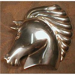 Monet STERLING Horse PIN Silver VINTAGE #990959