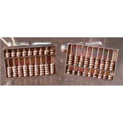 STERLING Abacus Cufflinks VINTAGE Working #990960