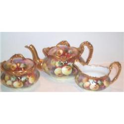 HP Limoges Fruit Painted Tea Set #991107