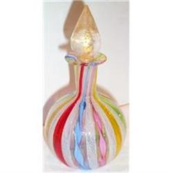 Colorful STUNNING Murano Perfume Bottle #991122