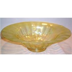 RARE Signed Tiffany Pastel Yellow Oval Bowl #991138