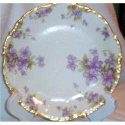 Violet Decorated Limoges Large Charger #991152