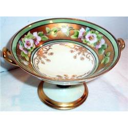 Hand Painted Pickard Footed Compote #991162