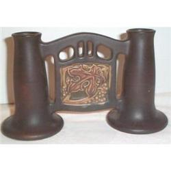 Vintage Roseville Silhouette Double Vase #991201