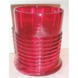 RARE Cranberry Glass Spooner #991202