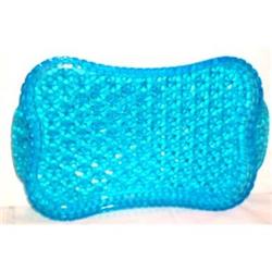 Blue Daisy and Button Handled Large Tray #991204