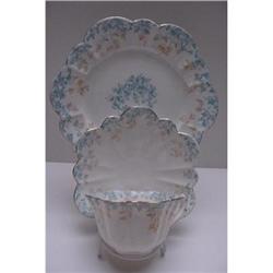 Wileman Empire Blue Ivy Print Trio #991212