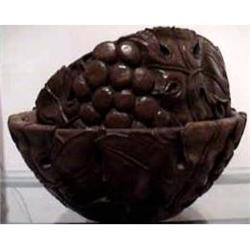 Two Hand carved  studio wooden bowls #991272