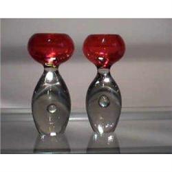 Pair of Kosta Boda Candle Sticks #991280