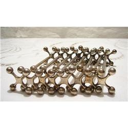 8 Silverplated Christofle knife rests #991317