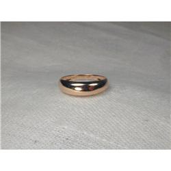 Unique Estate 14K Rose Pink Gold Wedding Band #991380