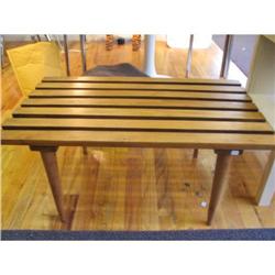  50s Henry Miller era wooden slat coffee table  #991483