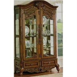 Cherry Finish Curio Cabinet / China Display  #991513