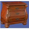 Image 1 : Bow Mahogany Accented Nightstand Beside Table  #991516