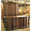 Image 1 : Cherry Finish Executive Computer Armoire & Desk #991519