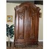 Image 1 : Solid Mahogany TV Entertainment Center Armoire #991521