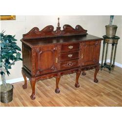 SOLID MAHOGANY SIDEBOARD / SERVER /BUFFET #991529