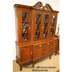 Solid Mahogany Chippendale Style Hand Carved #991535