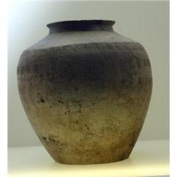 Han Pottery Urn /Black  #991558