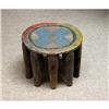 Image 1 : African Hand-Painted Wooden Stool #991575