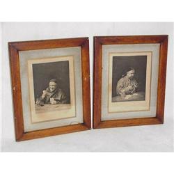 Pair of antique photos Sku1715 #991726