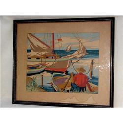 Sailboat Scene Sku2210 #991734