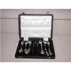 Set of 12 Apostle  Demitasse Spoons with #991775