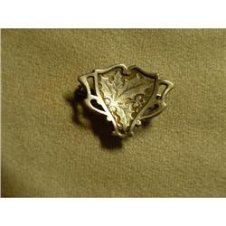Pretty Silver Turn of the Century Brooch Watch #991846