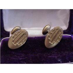 Great Looking Art Deco Circa 1920 Cufflinks #991917