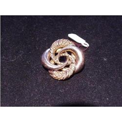 Victorian Yellow Gold Love Knot Brooch #991922