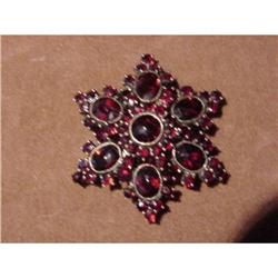 Victorian Bohemian Garnet Brooch #991927
