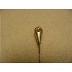 Victorian Yellow gold  and Pearl stickpin #991937
