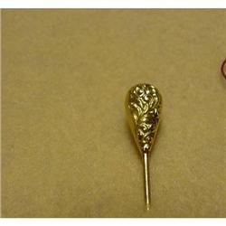Victorian Yellow Gold Engraved Teardrop #991938