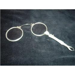Lorgnette. Circa 1900. Silver Plated #991989