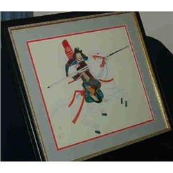 Japanese painting on rice paper #992034